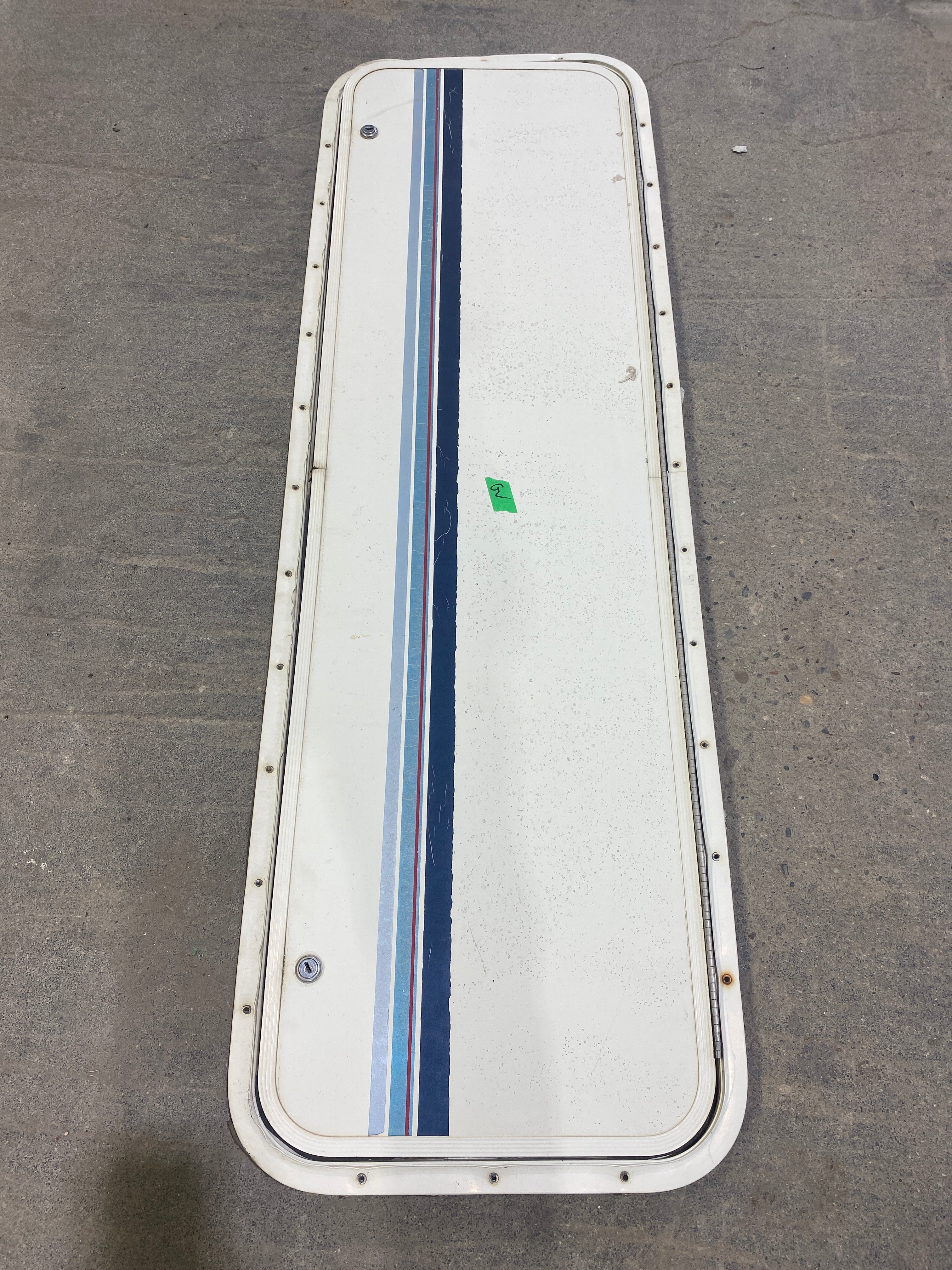 Used Radius Cornered Cargo Door 49 3/4" W x 14 3/4" H X 1/2" D