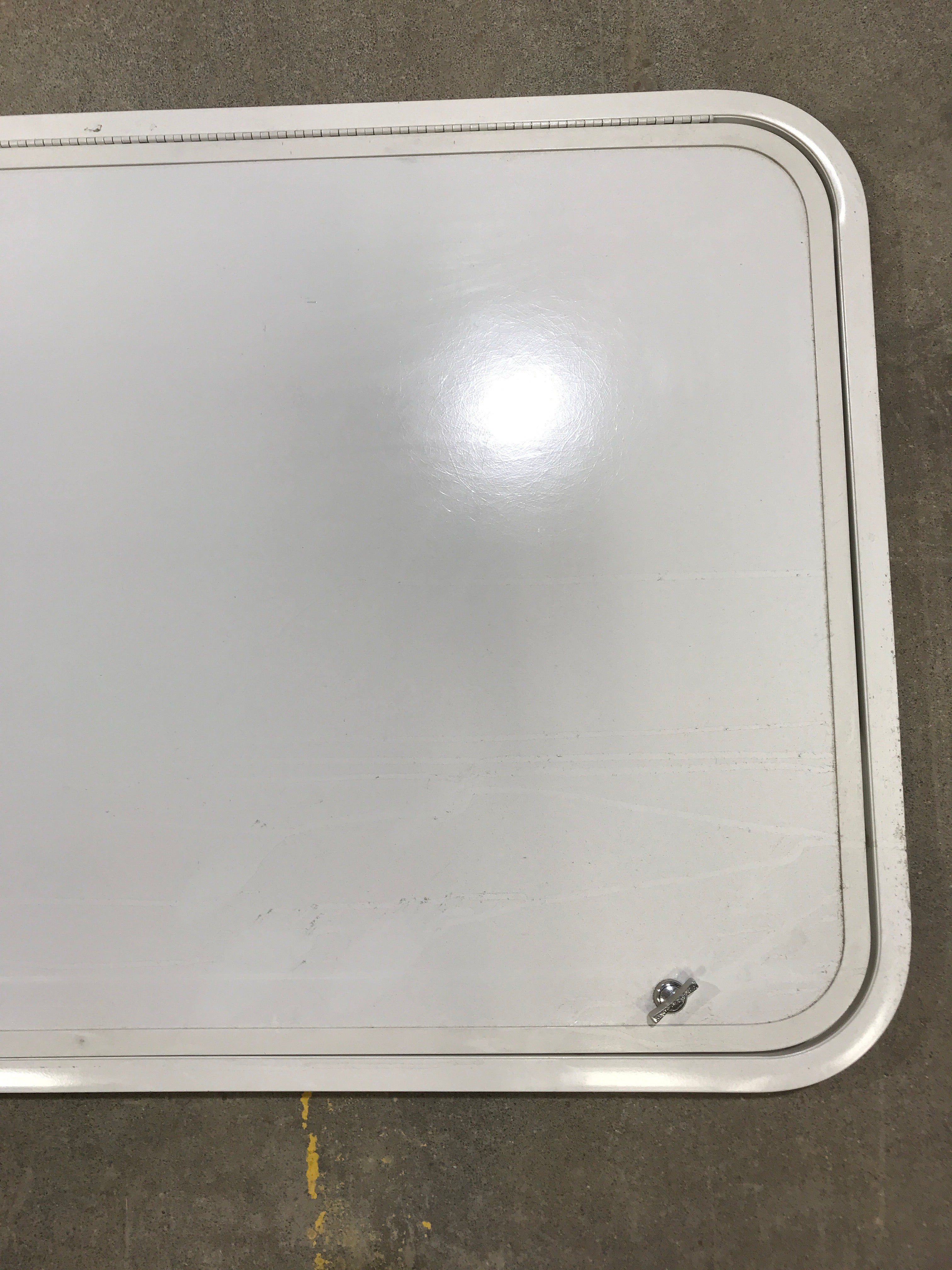 Used Radius Cornered Cargo Door 55" x 25 1/2" x 1" D - Young Farts RV Parts