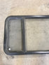 Used Black Radius Opening Window : 23 1/2" W x 52" H x 1 7/8" - Young Farts RV Parts