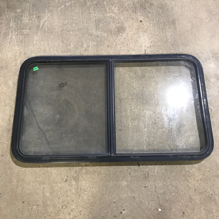 Used Black Radius Opening Window : 45.5" x 25.5" x 1.875"