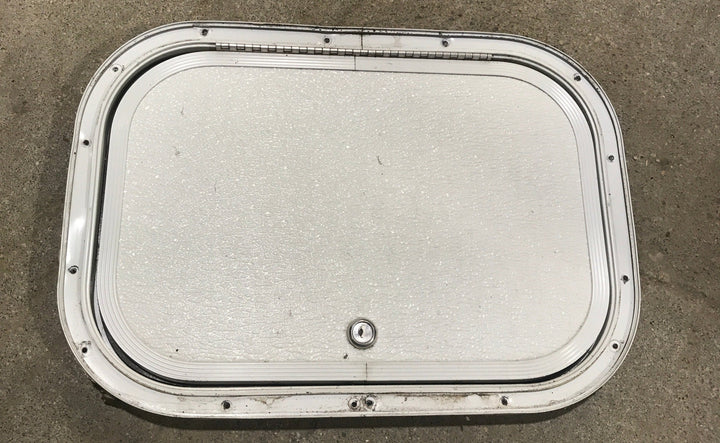 Used Radius Cornered Cargo Door 15 3/4" W x 10 3/4" H x 3/4" D