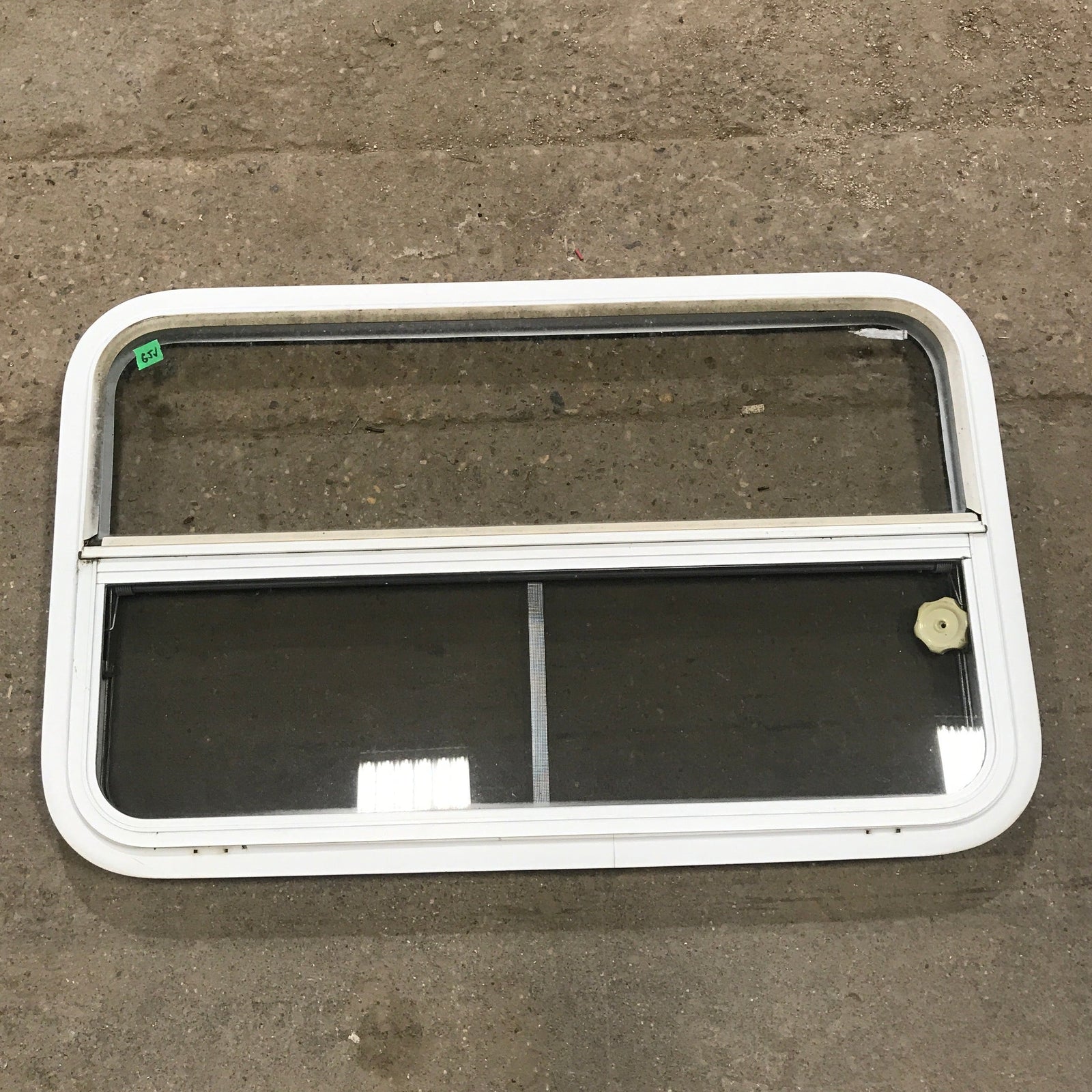 Used White Radius Opening Window : 35 1/2