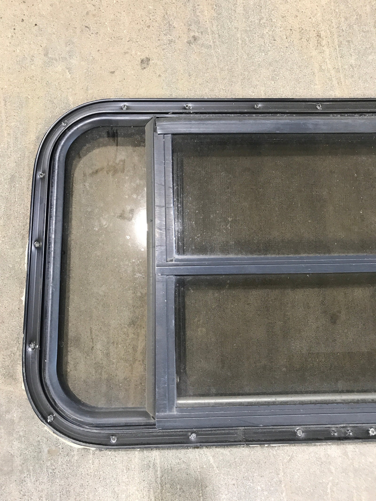 Used Black Radius Opening Window : 30 1/2