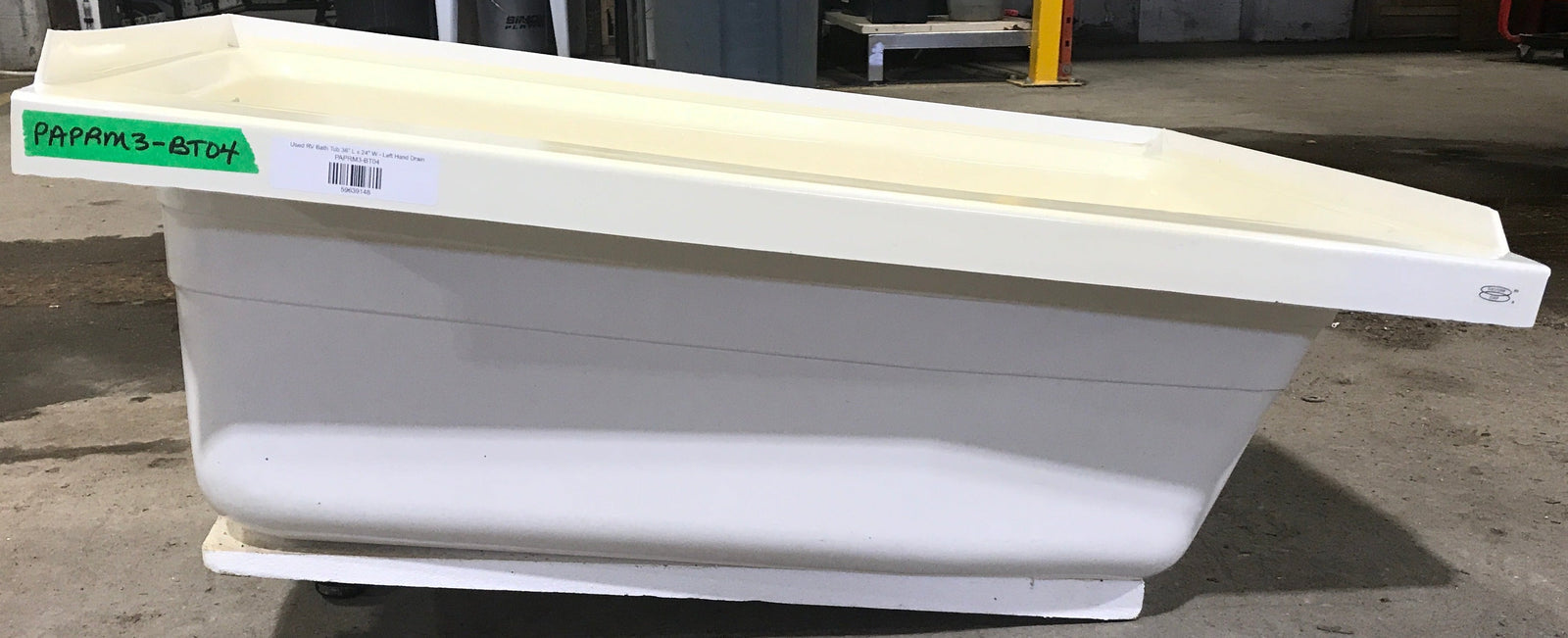 Used RV Bath Tub 36” L x 24