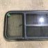 Used Black Radius Opening Window : 59.75" x 17.75" x 2" - Young Farts RV Parts