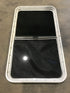 Used White Radius Opening Window : 45 1/4" W x 25 1/2" H x 2" D