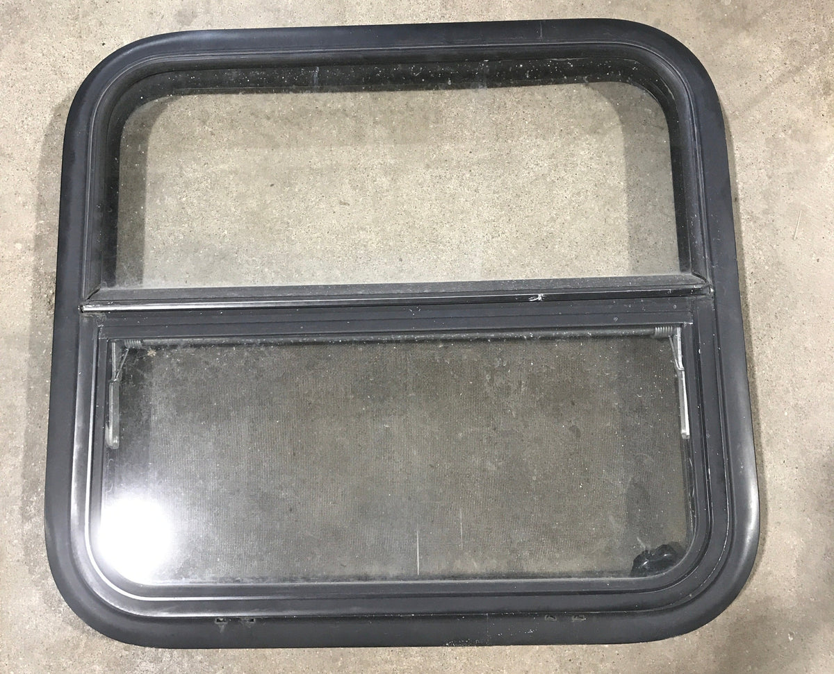 Used Black Radius Opening Window : 23 1/2
