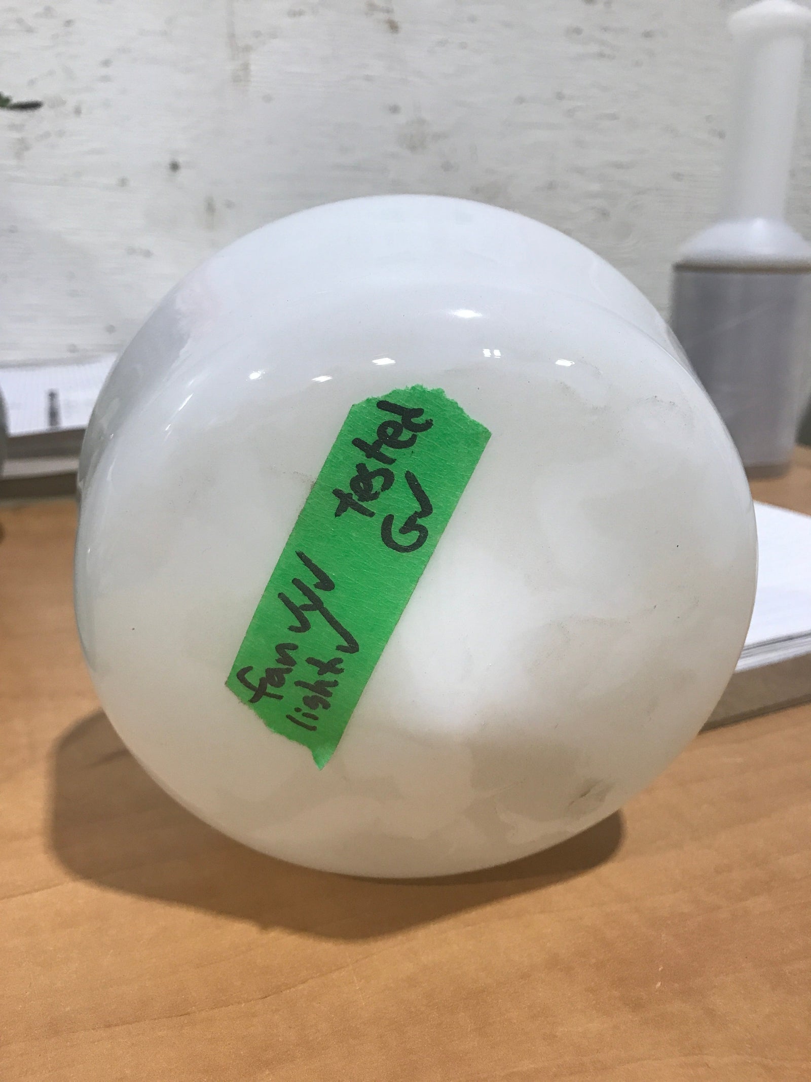 Used Ceiling Fan Replacement Light Shade