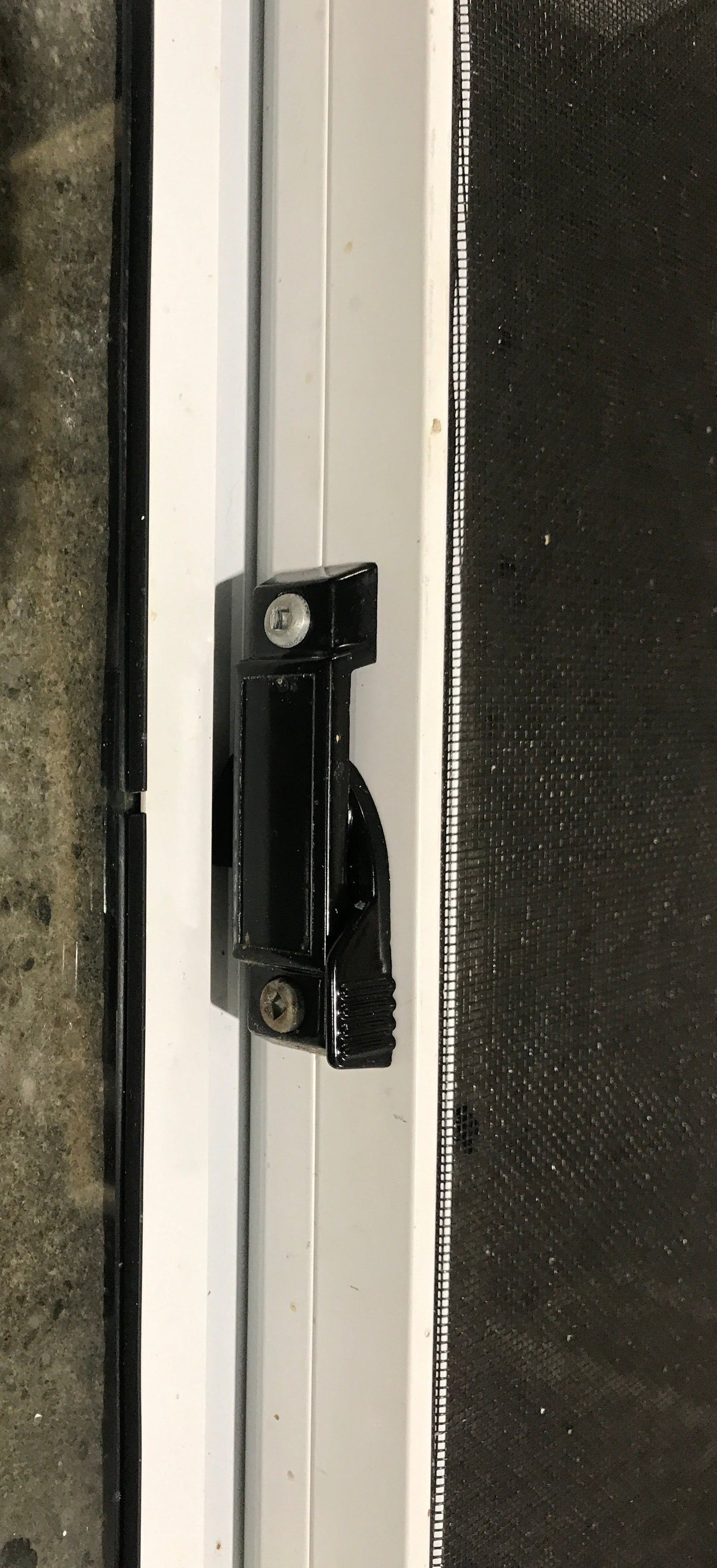 Used Slanted White Radius Opening Window : 37