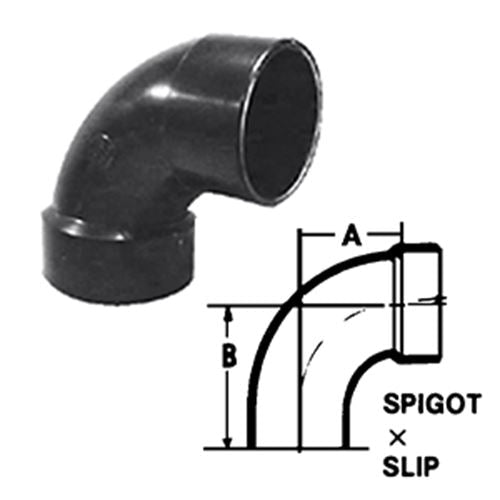3" Long Sweep Street Ell - Young Farts RV Parts