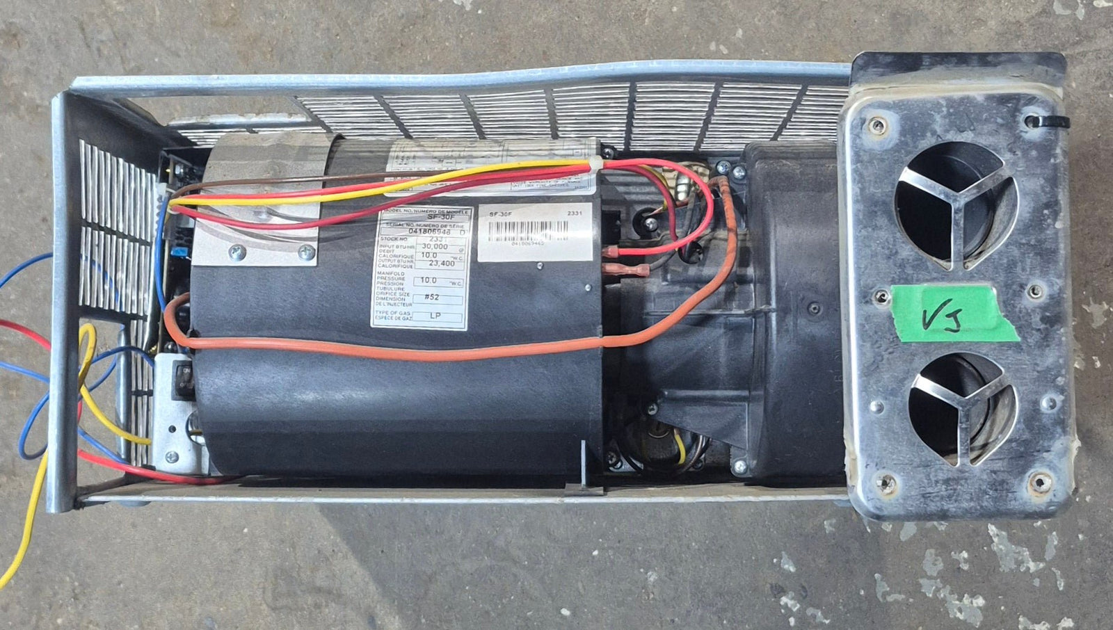30,000 BTU USED SF - 30F Suburban RV Propane Furnace - Young Farts RV Parts