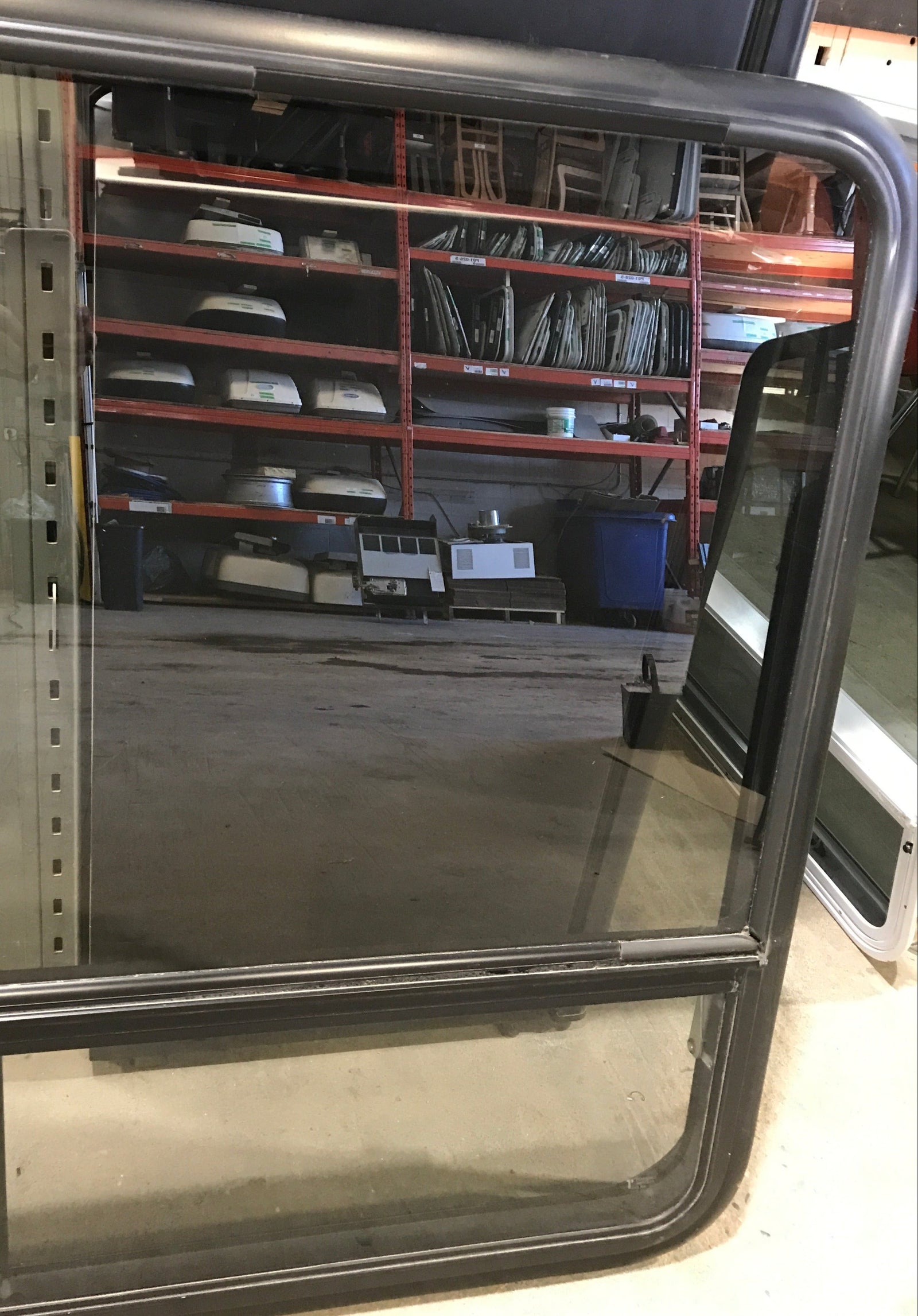 Used Black Radius Opening Window : 47 1/2