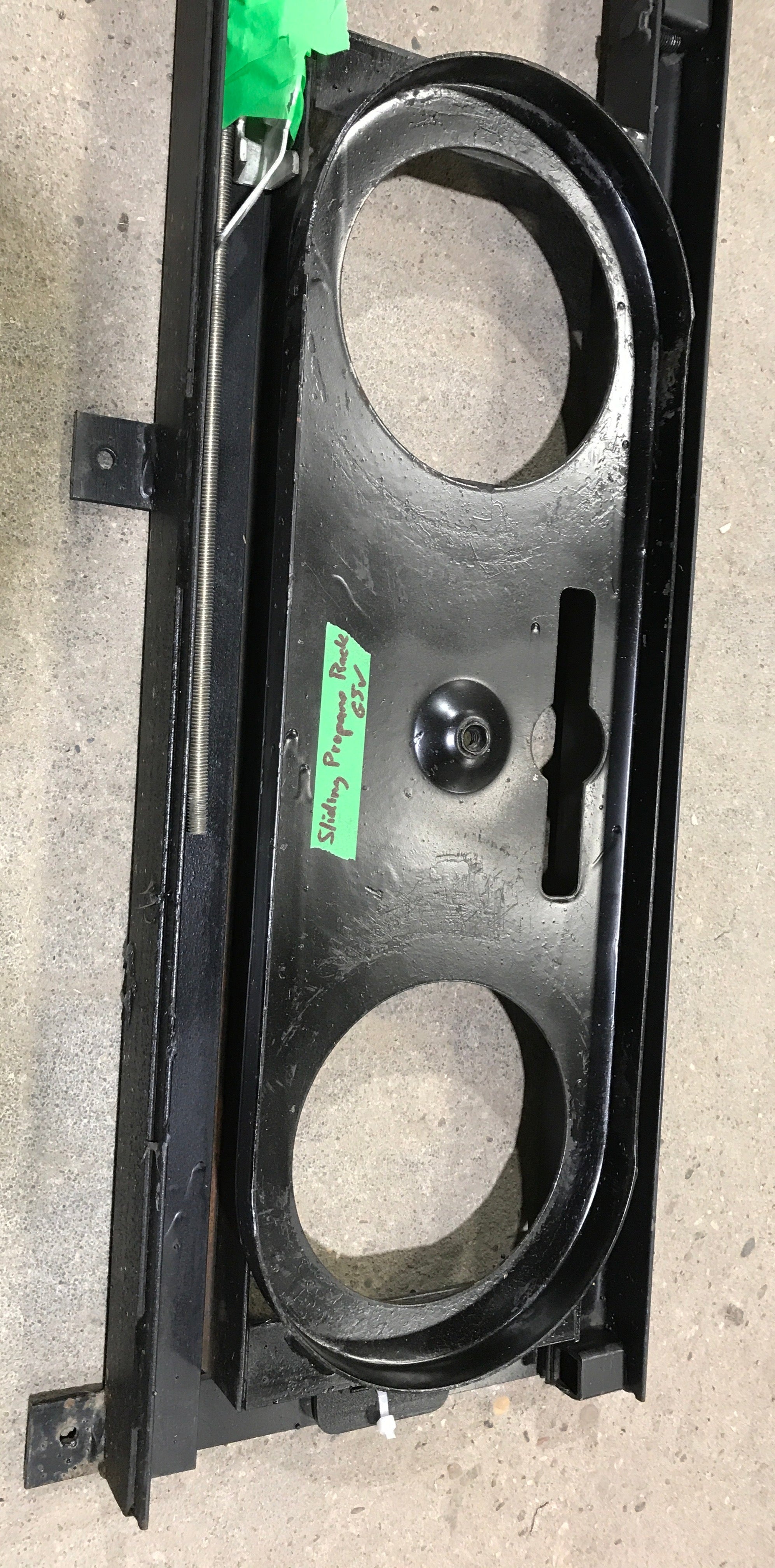 Used Sliding Propane Rack/ Holder 30LB Double