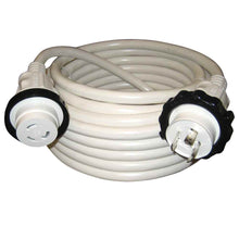 Load image into Gallery viewer, 30A 125V Molded Standard Cordset - White - 50&#39; - Young Farts RV Parts