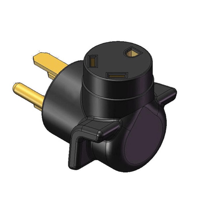 30A M 50A F Heavy Duty Adapter - Young Farts RV Parts