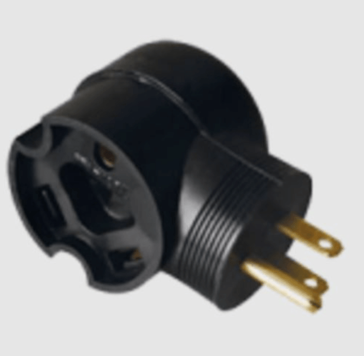 30A To 15A Angle Adapter - Young Farts RV Parts