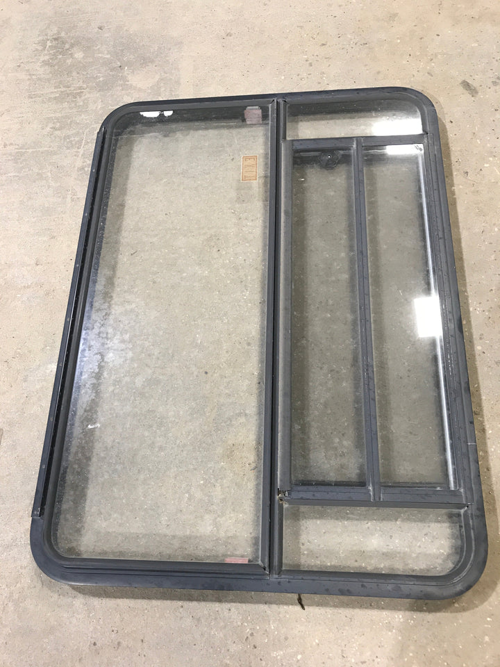Used Black Radius Emergency Opening Window : 47 1/2" W x 34 1/2" H x 2" D