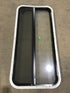 Used Black Radius Opening Window : 41 1/2" W x 19 1/2" H x 2" D - Young Farts RV Parts