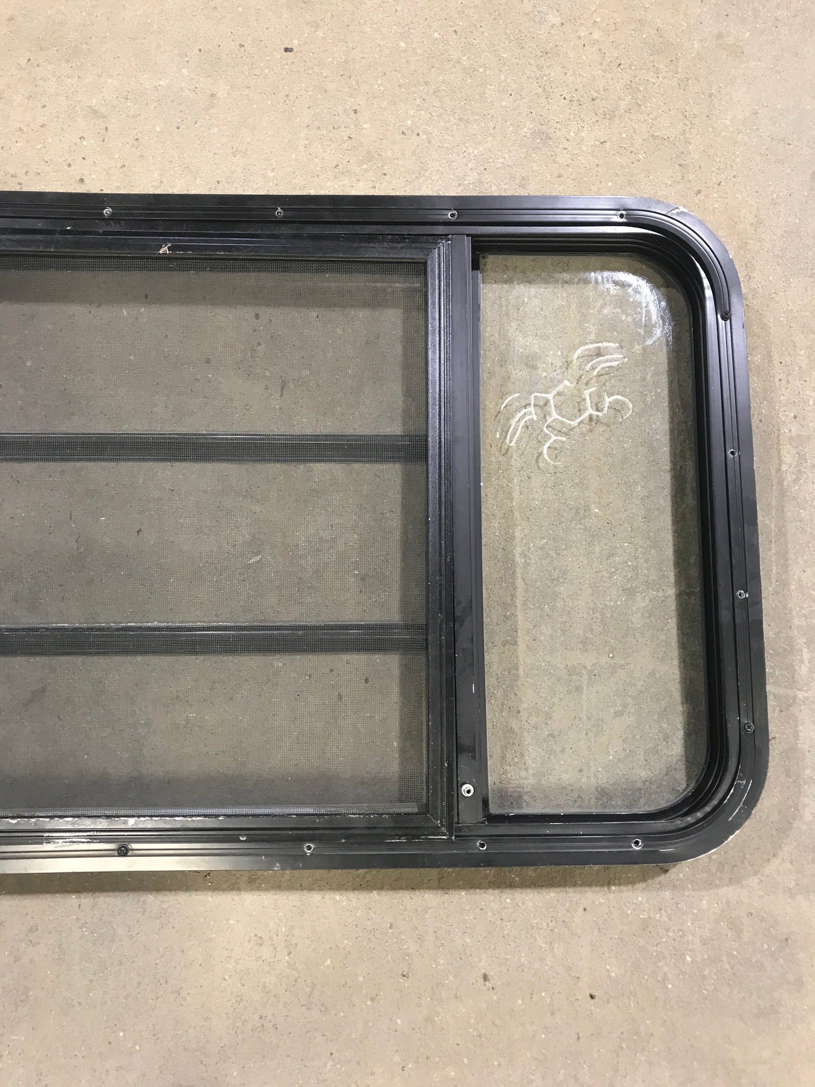 Used Black Radius Opening Window : 60