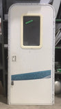 Used RV Radius Corner Entry Door 72