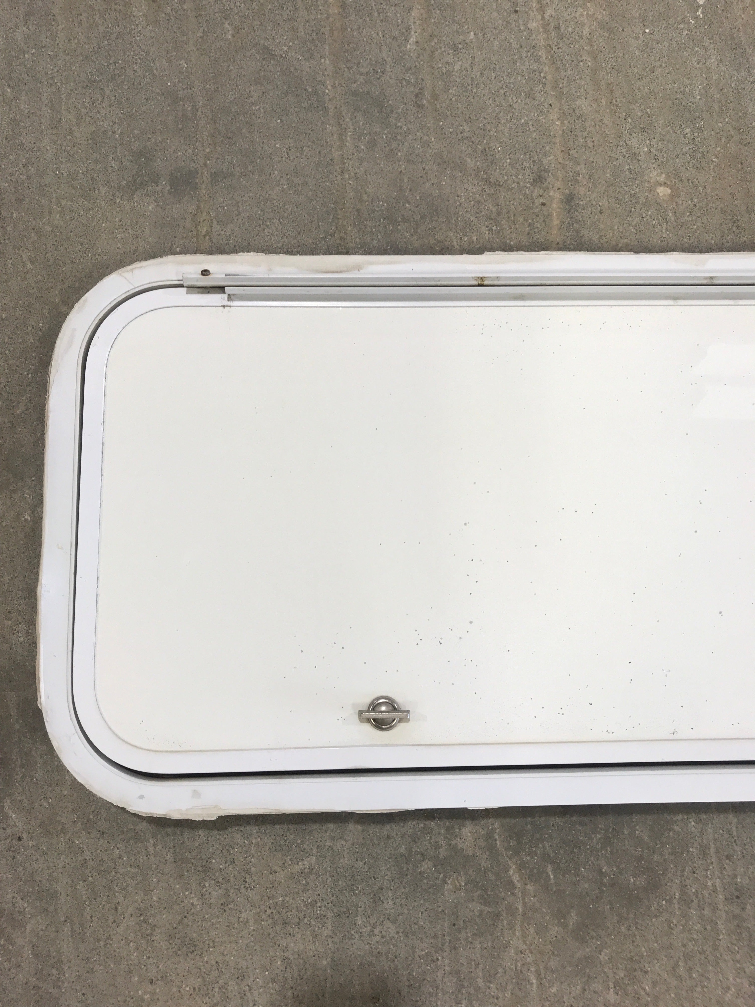 Used Radius Cornered Cargo Door 47 3/4" x 13 3/4" x 3/4" D - Young Farts RV Parts