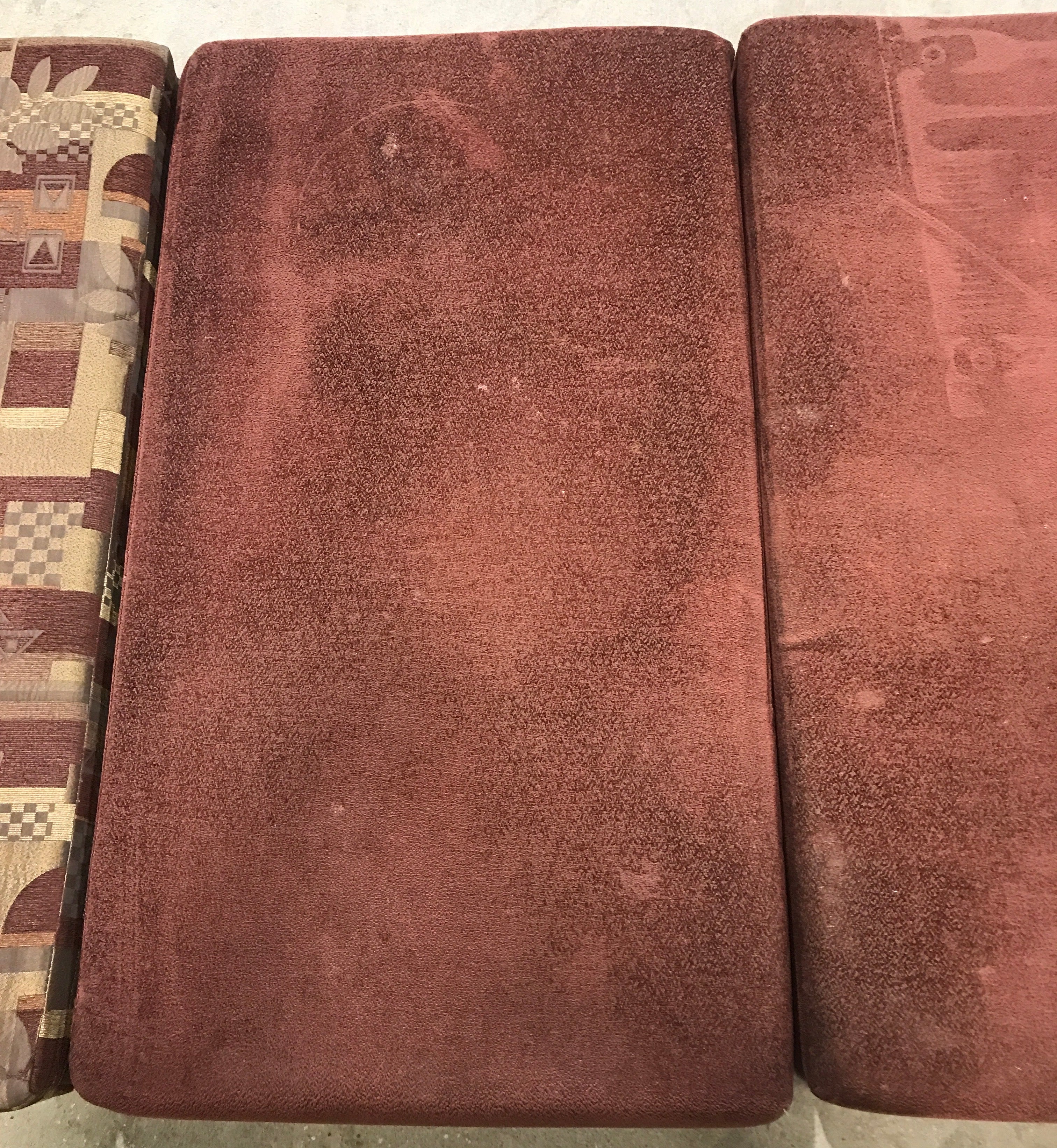 Used Dinette Cushion Set- 4 piece - 2 @ 41 1/2" x 24" x 4" D, 2 @ 41 1/2" x 14" x 4" D