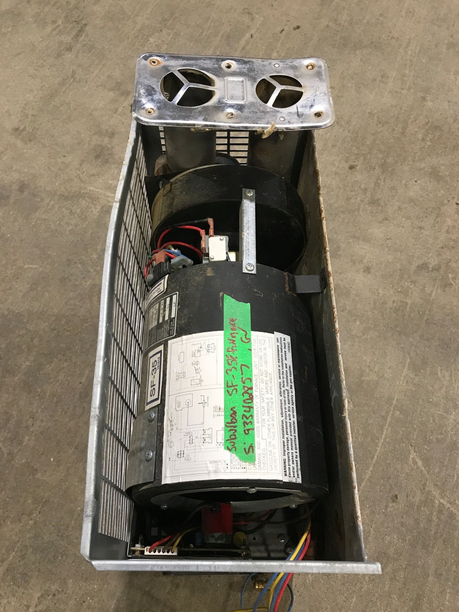 35,000 BTU USED SF - 35 Suburban RV Propane Furnace - Young Farts RV Parts