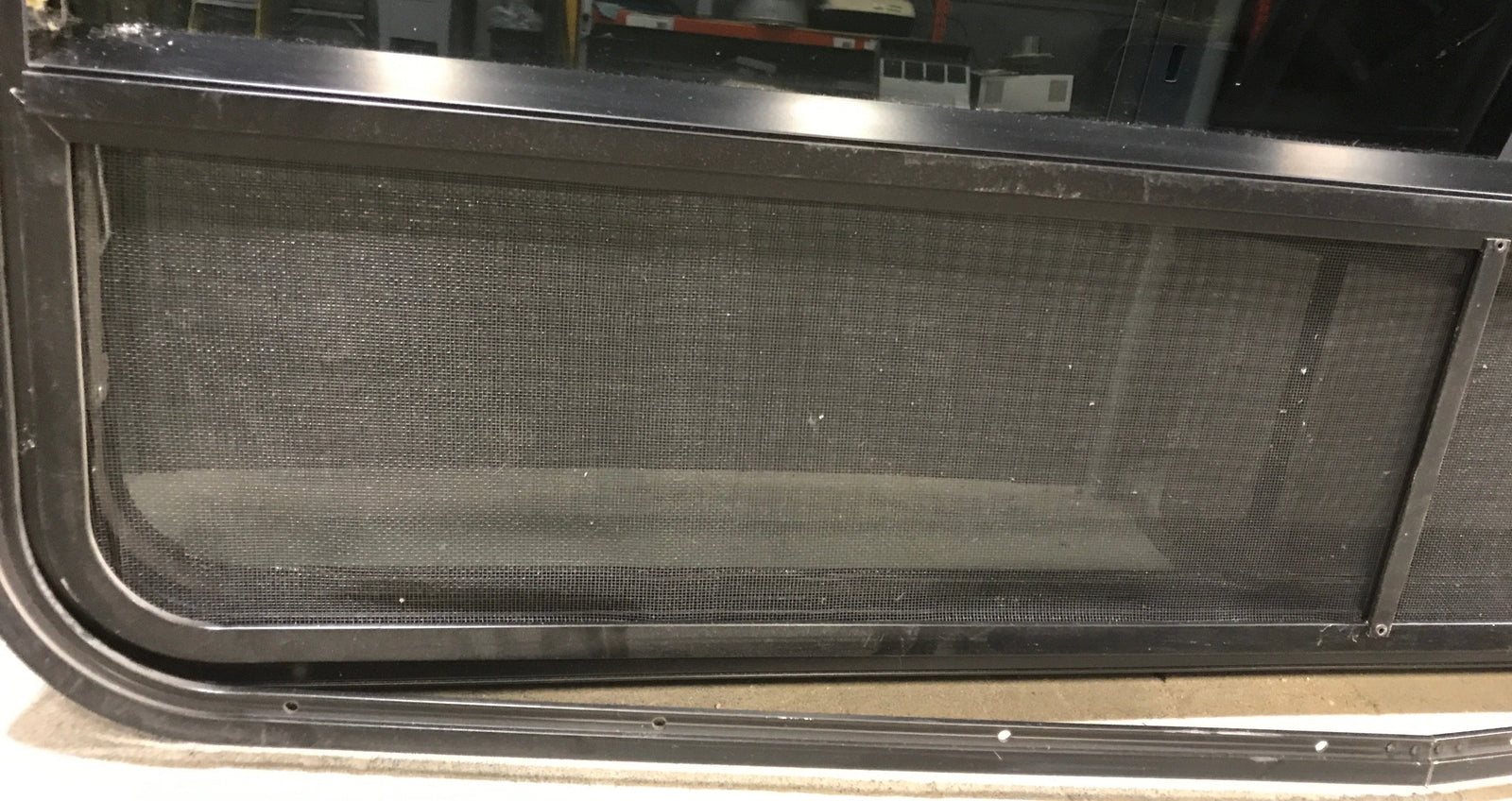 Used Black Radius Opening Window : 47 3/4