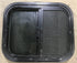 Used Black Radius Opening Window : 17 1/2" W x 14 1/2" H x 1 7/8" D