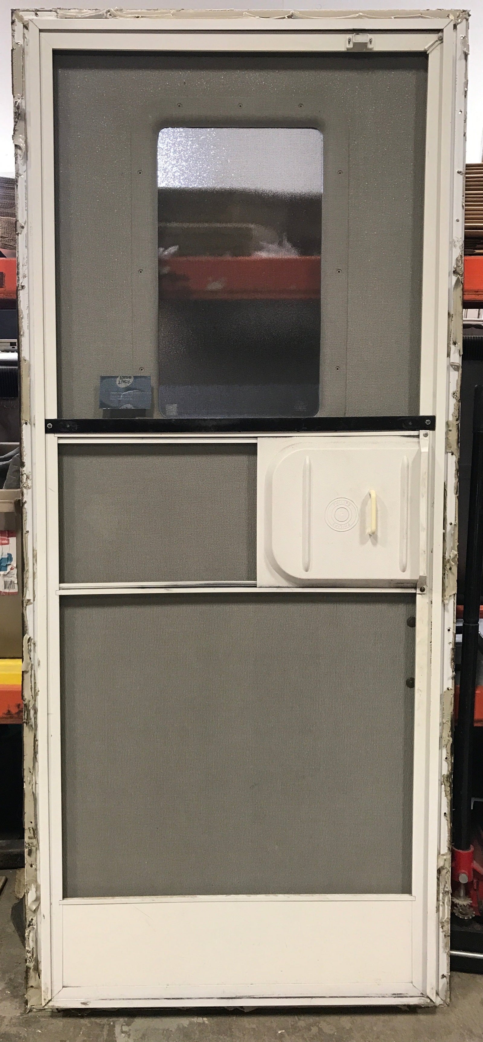 USED Square Corner Entry Door 71 3/4