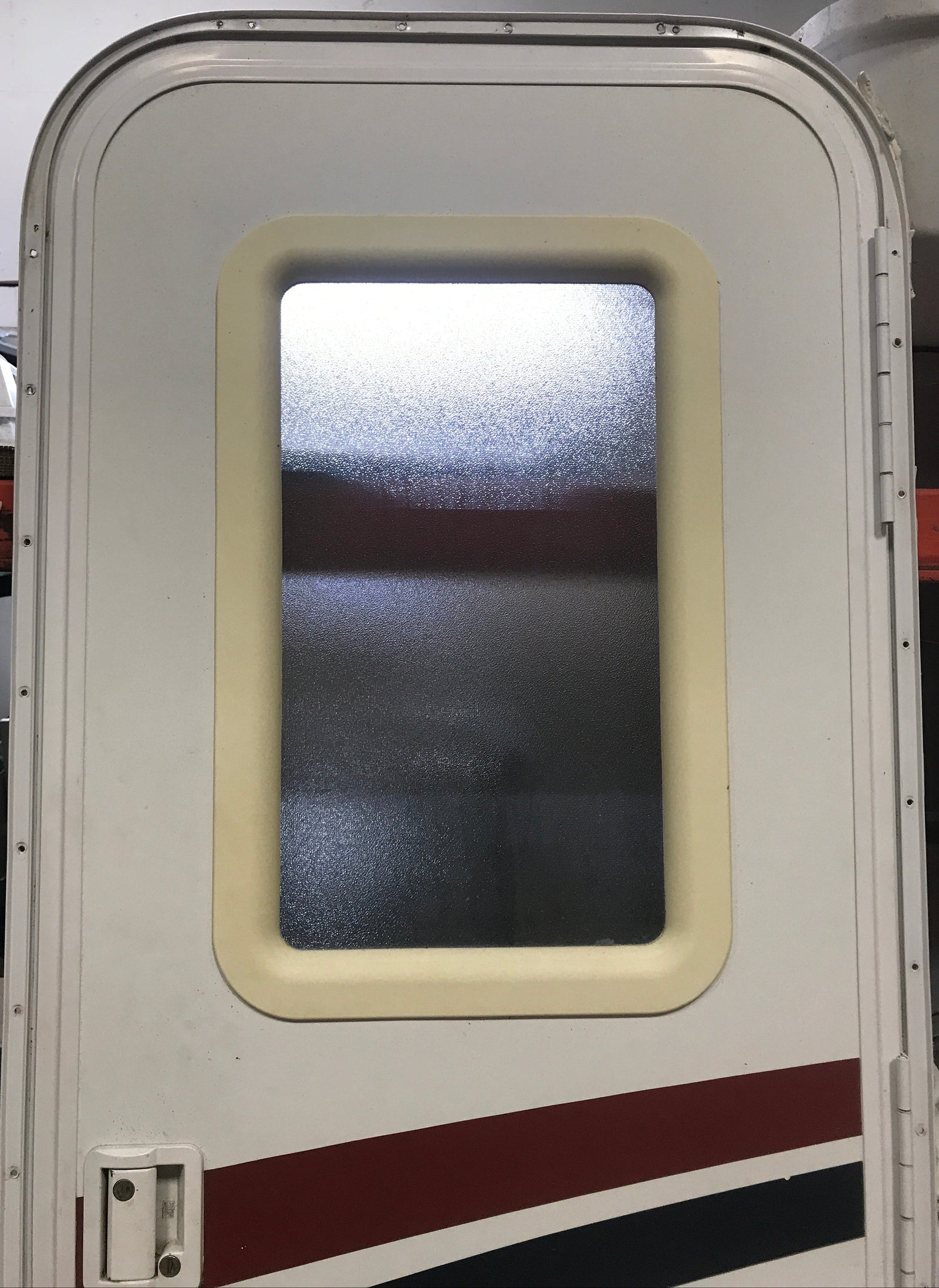 Used RV Radius Corner Entry Door 25 1/2