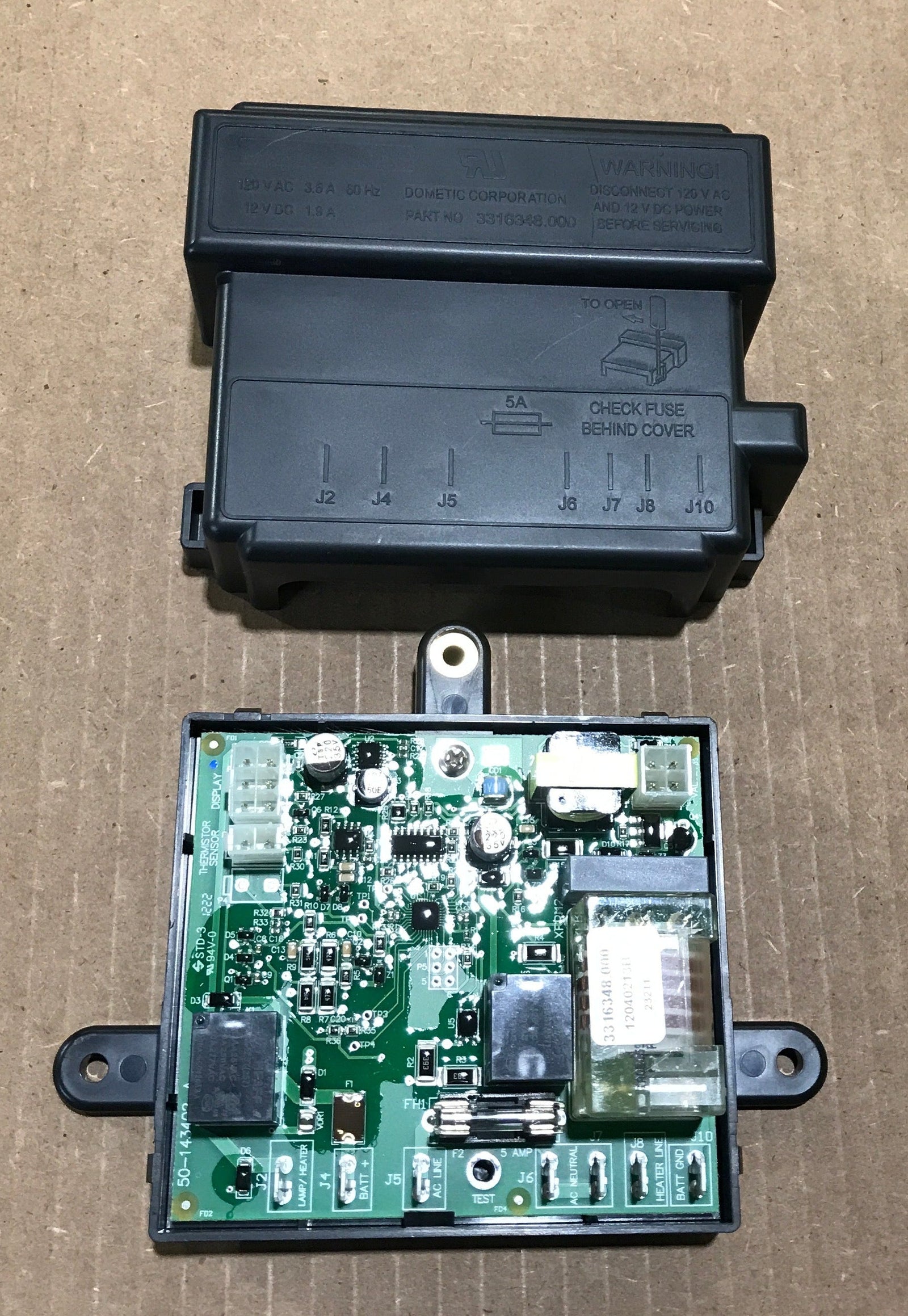 Used Dometic Refrigerator Control Board 2 Way - 3316348.900