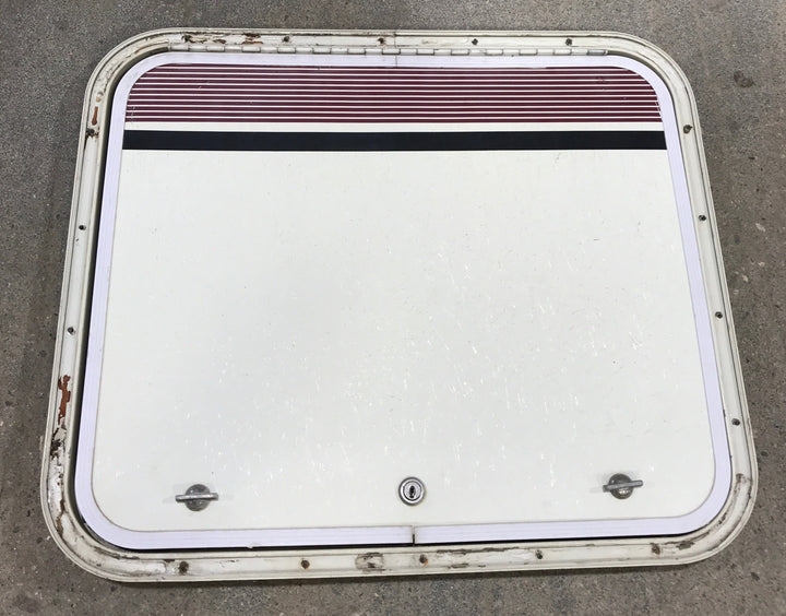 Used Radius Cornered Cargo Door 23 1/4" x 19 1/2" x 3/4"D