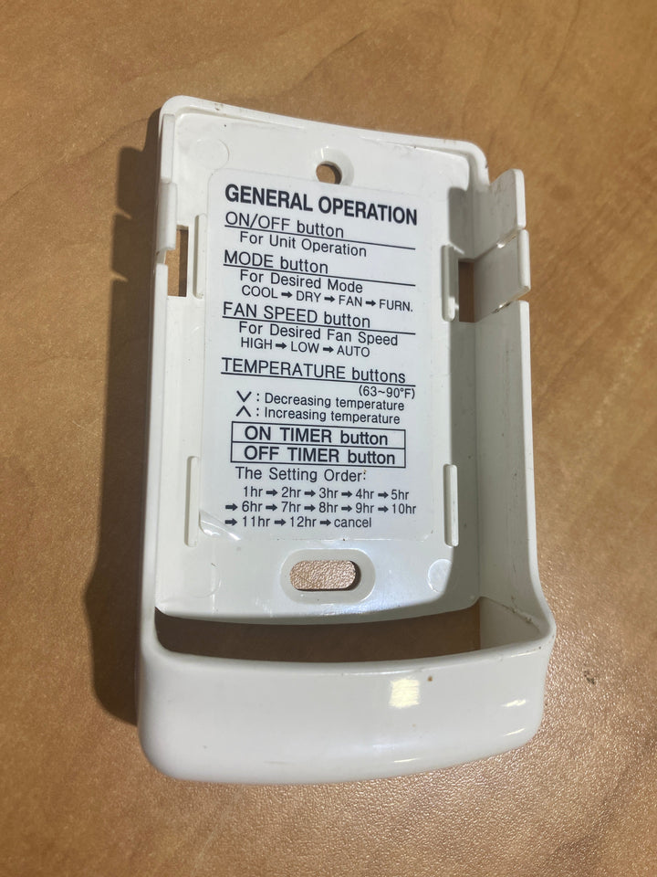 Used Carrier Air Conditioner Remote/ Thermostat Cradle - 44-50020-00