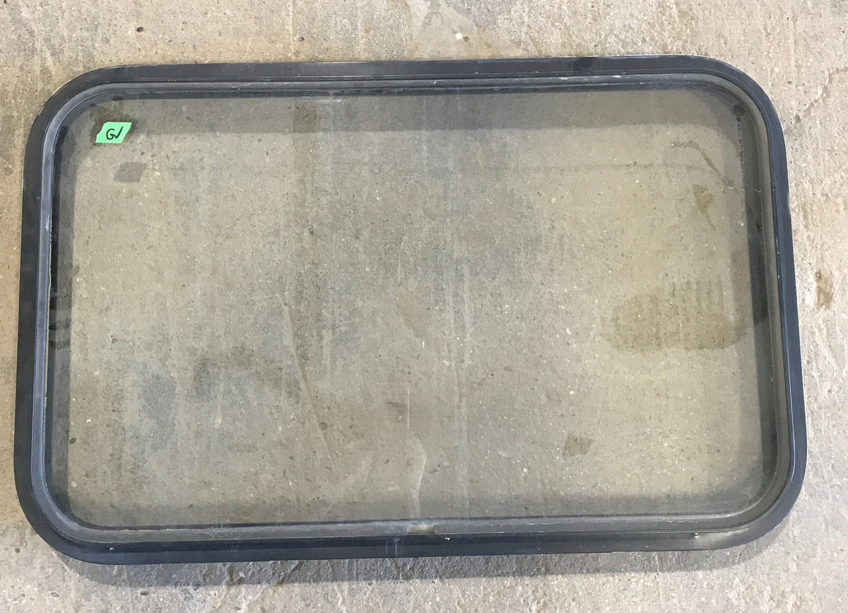 Used Black Radius Non-Opening Window : 32