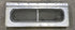 Used Silver Square Opening Window: 17 3/4" W x 5 1/2" H x 3/4" D