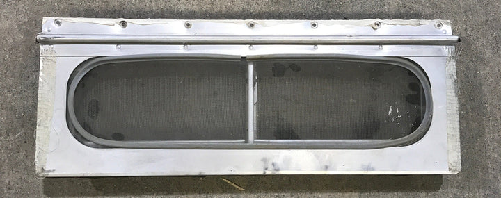 Used Silver Square Opening Window: 17 3/4" W x 5 1/2" H x 3/4" D