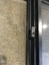 Used Slanted Black Radius Opening Window : 36 3/4" W x 13 1/2" H x 2" D