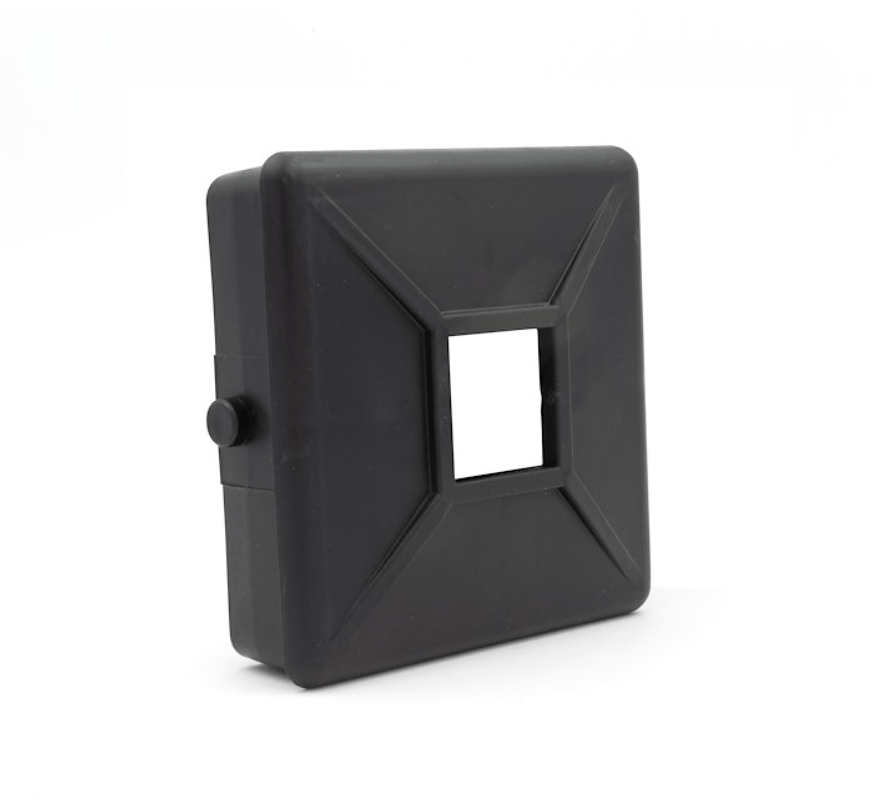 4" Bumper Plug with Tabs Black - Young Farts RV Parts