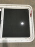 Used White Radius Opening Window : 45 1/4" W x 25 1/2" H x 2" D