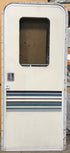 Used RV Radius Corner Entry Door 29 1/2" W x 72 1/4" H