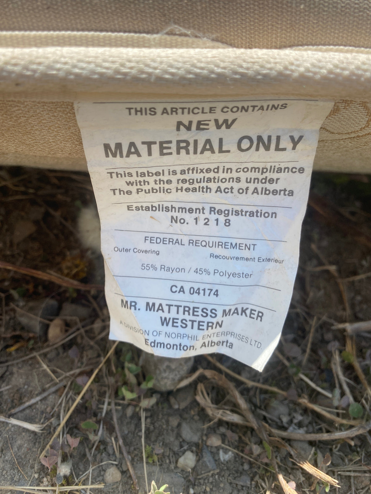 Used Bunk Mattress 78