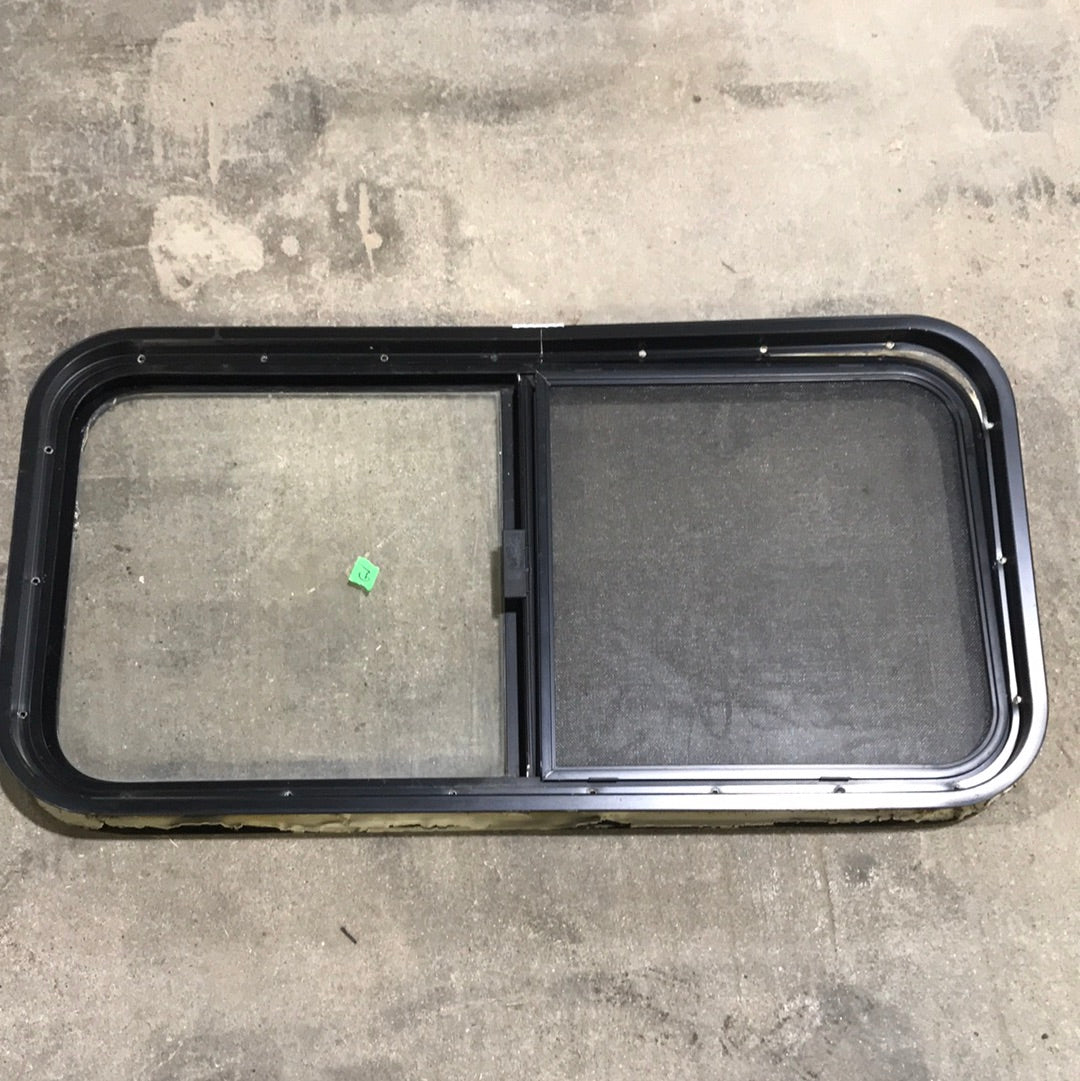 Used Black Radius Opening Window : 35 1/2