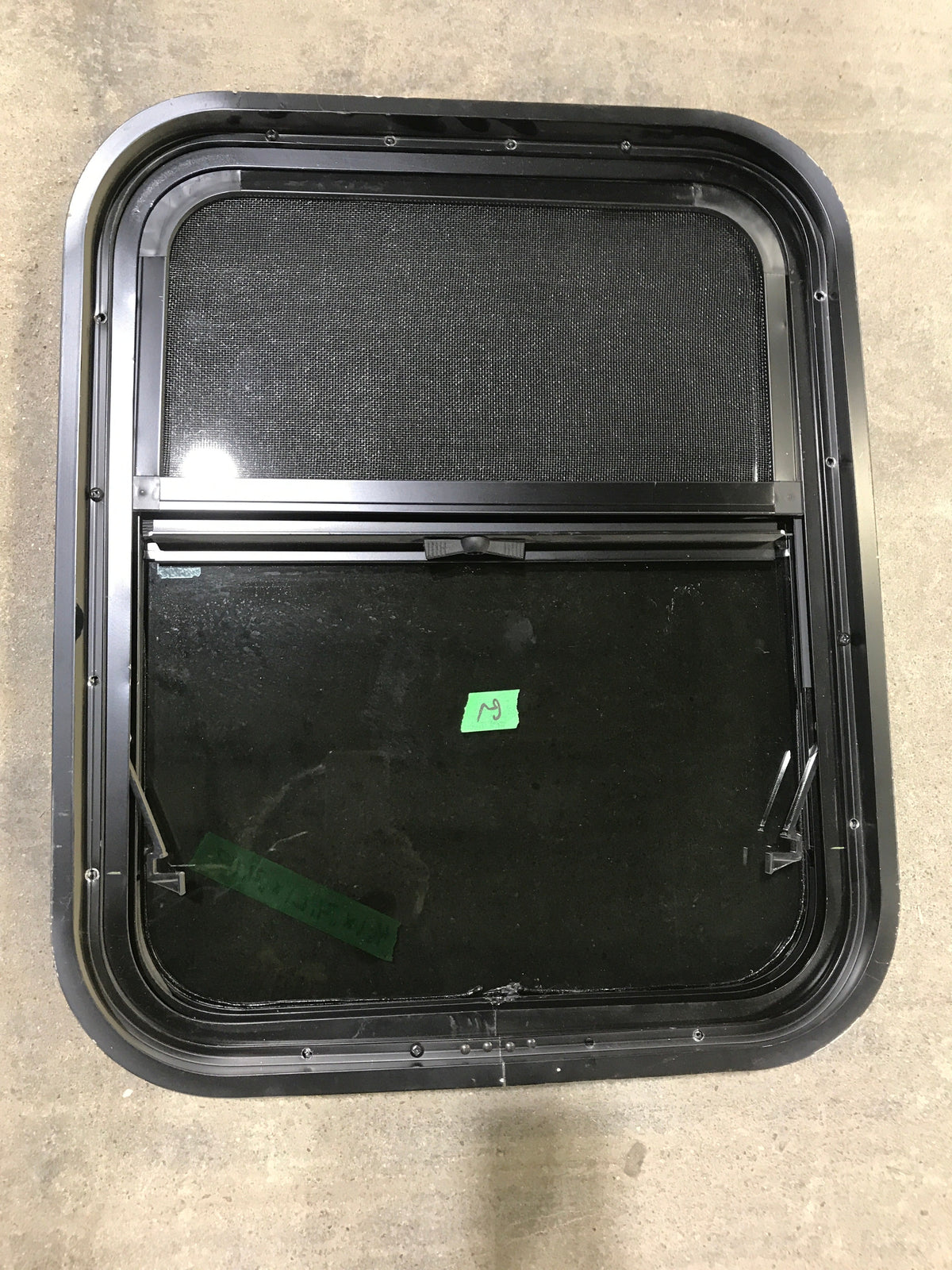 Used Black Radius Opening Window : 21 1/2