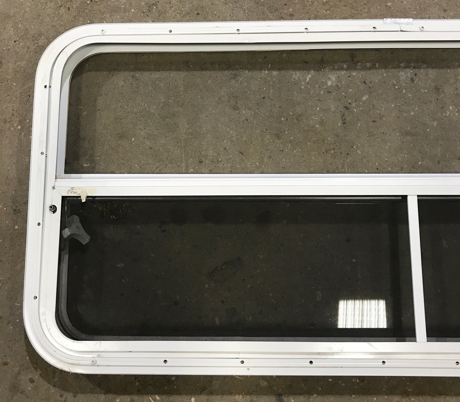 Used White Radius Emergency Opening Window : 47 1/2