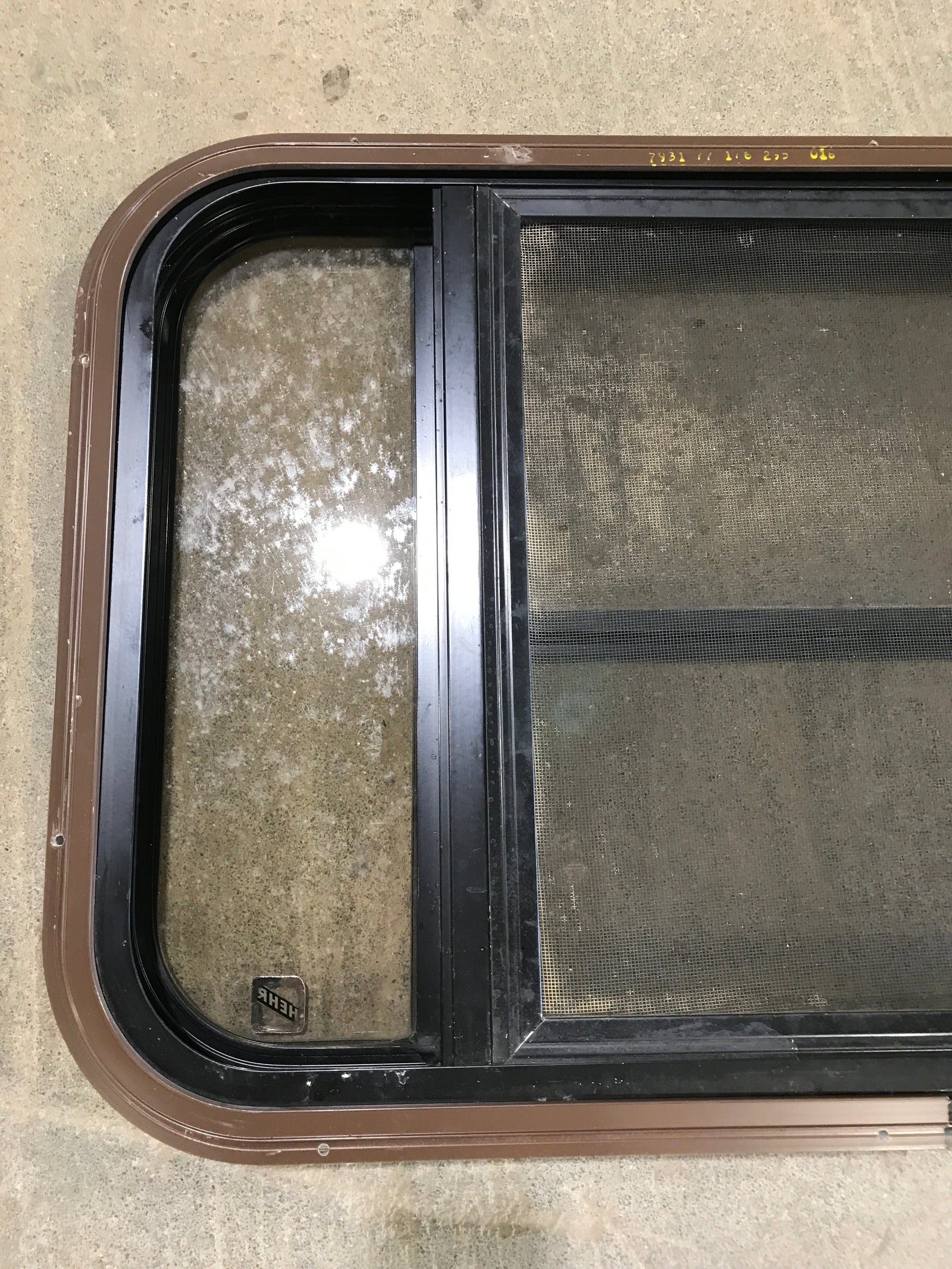 Used Black Radius Opening Window : 30 1/2