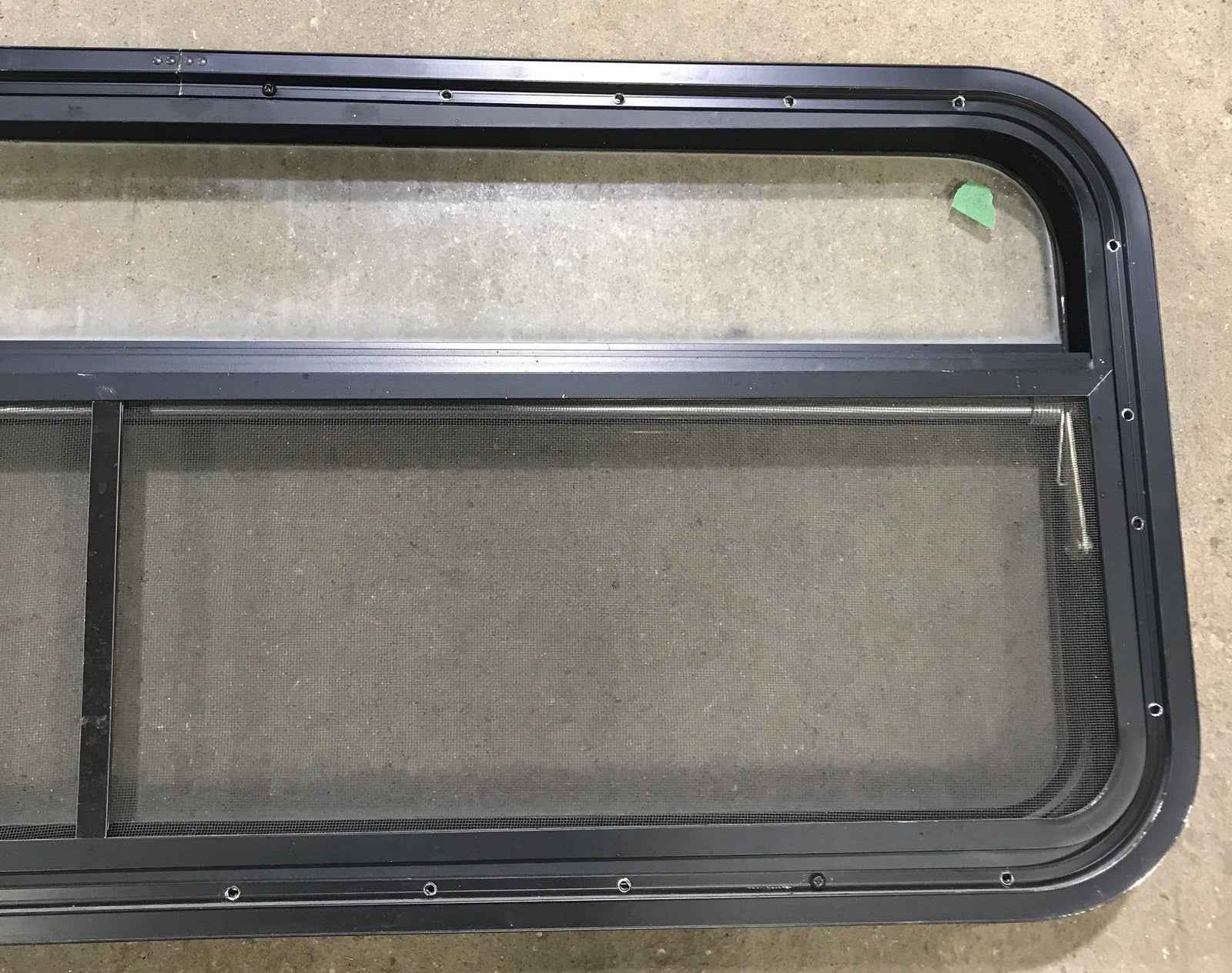 Used Black Radius Opening Window : 45 1/2