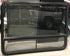 Used Black Radius Opening Window : 47 1/2" W x 35 1/2" H x 2" D