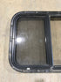 Used Black Radius Opening Window : 24 1/2" W x 19 1/4" H x 1 1/4"