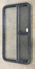 Used Black Radius Window : 53 1/4" W x 25 1/4" H x 2 1/4" D